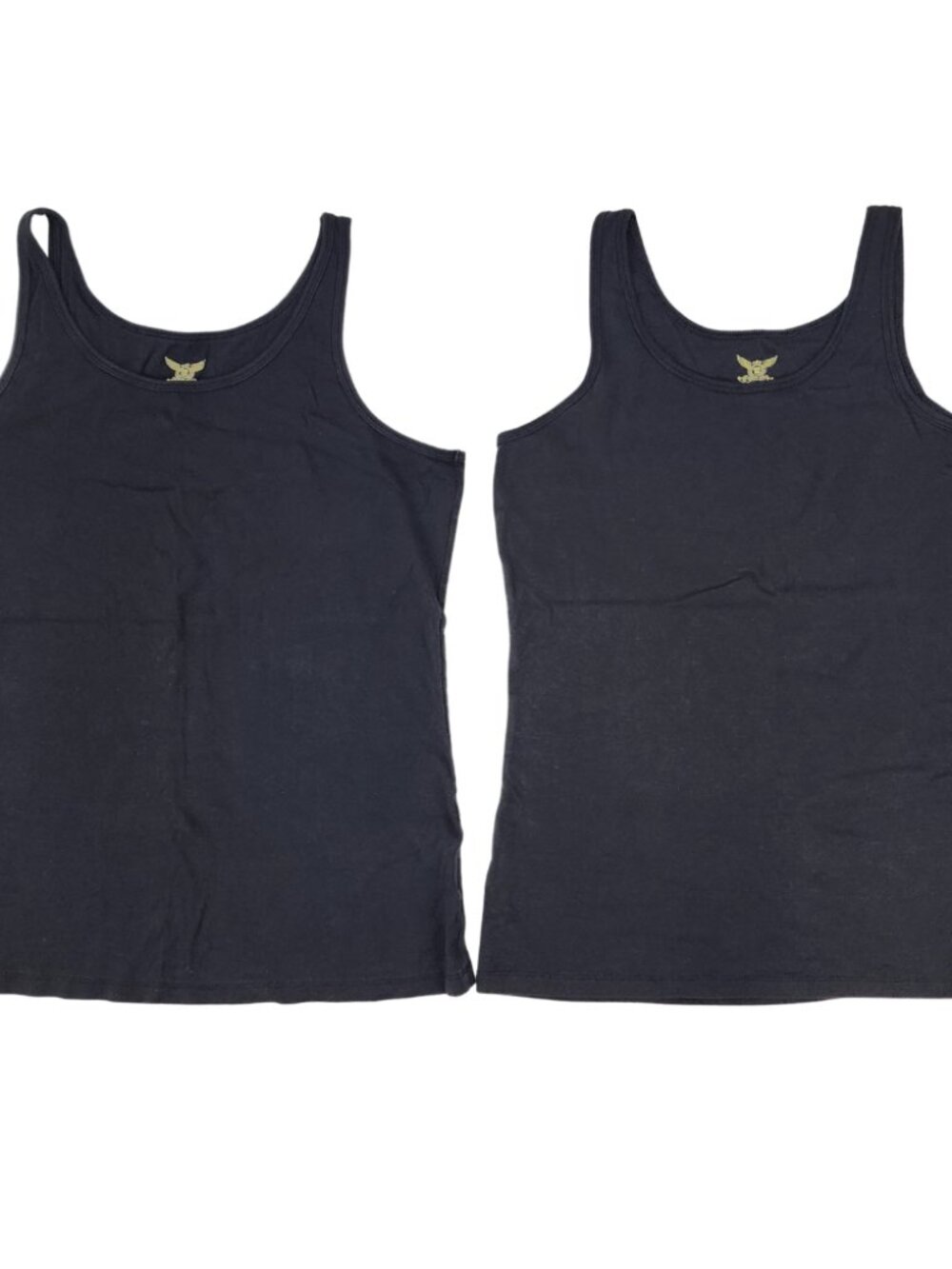 Bundle Lot of 6 Faded Glory Womens XL 16/18 Cotton Stretch Layering Tank Tops - Picture 4 of 13
